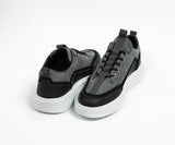Sneakers homme cuir gris/noir - ARKANE