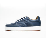 Sneakers homme cuir bleu - NAVY