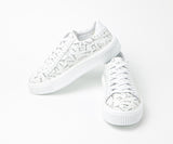 Sneakers homme cuir blanc - SMILE - VOGMAN