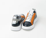 Sneakers homme cuir bleu - PRAYE - VOGMAN