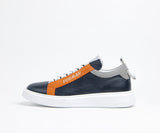 Sneakers homme cuir bleu - PRAYE - VOGMAN
