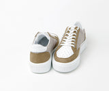 Sneakers homme cuir gris/beige - GERNI - VOGMAN