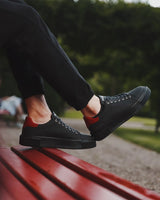 Sneakers homme cuir noir - MATTE - VOGMAN