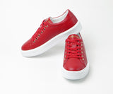 Sneakers homme cuir rouge - XERTI - VOGMAN