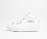 Sneakers montantes homme cuir blanc - GOVI - VOGMAN