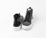 Sneakers montantes homme cuir noir - JEUXY - VOGMAN