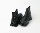 Sneakers montantes homme cuir noir - SUPERSTAR - VOGMAN