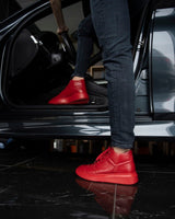 Sneakers montantes homme cuir rouge - CHAMPION - VOGMAN