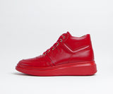 Sneakers montantes homme cuir rouge - CHAMPION - VOGMAN