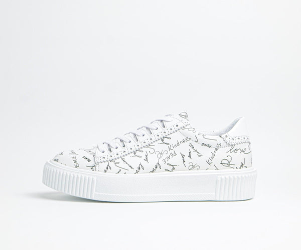 Sneakers homme cuir blanc - SMILE - VOGMAN