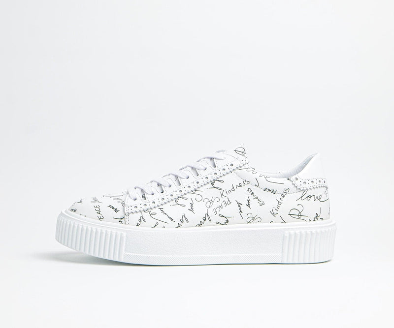 Sneakers homme cuir blanc - SMILE - VOGMAN