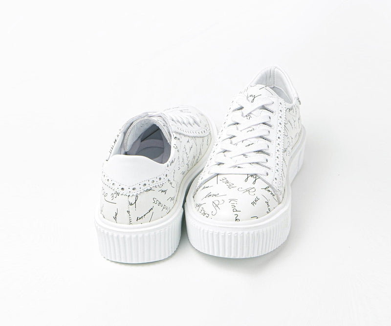 Sneakers homme cuir blanc - SMILE - VOGMAN