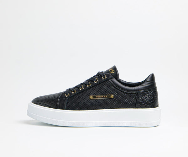 Sneakers homme cuir noir - ATTON - VOGMAN
