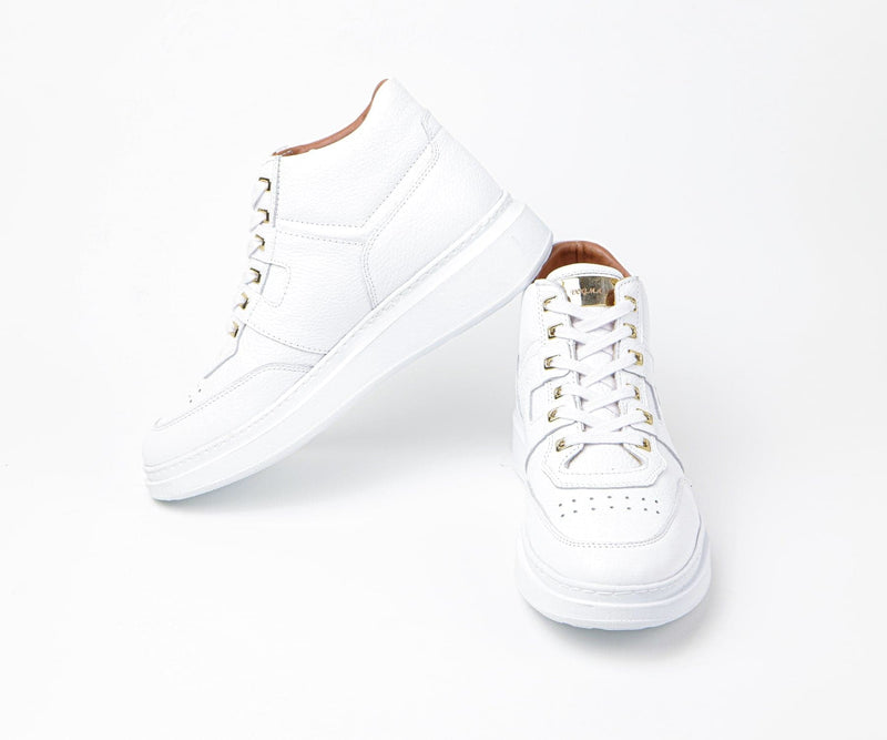 Sneakers montantes homme cuir blanc - CHAMPION - VOGMAN