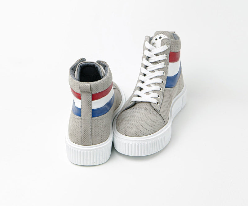 Sneakers montantes homme cuir gris - BULT - VOGMAN